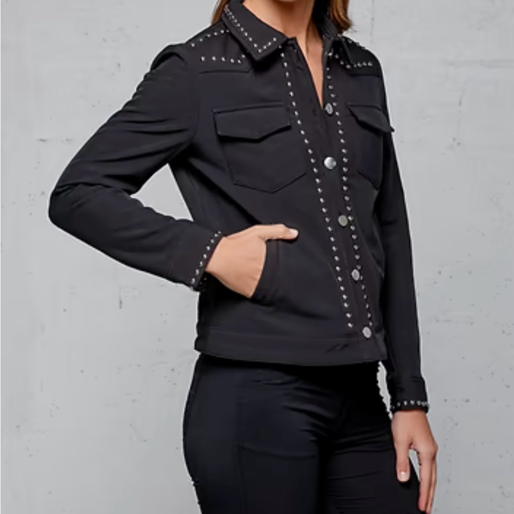 Anatomie Viola Fleece Lined Studded Travel Jacket
